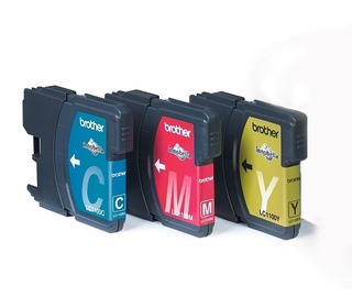Brother Voordeelverpakking LC-1100C,M,Y cartouche d'encre 3 pièce(s) Original Cyan, Magenta, Jaune
