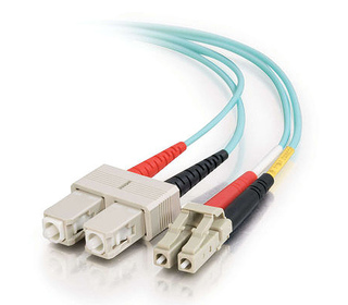 C2G 85514 câble de fibre optique 2 m SC OFNR Turquoise