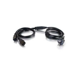 C2G 80629 câble électrique Noir 3 m Coupleur C13 CEE7/7
