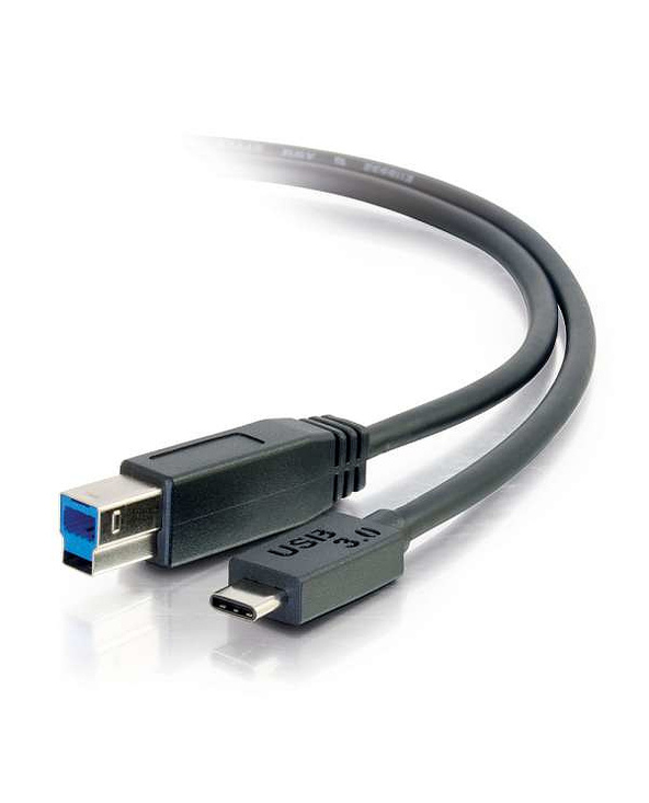 C2G USB 3.0, C - Standard B, 1m câble USB USB 3.2 Gen 1 (3.1 Gen 1) USB C USB B Noir
