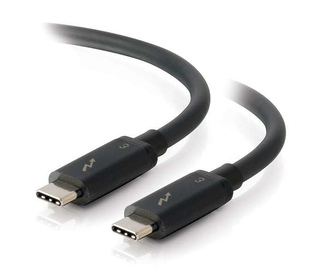 C2G 2 m Thunderbolt 3 20 Gbit/s Noir