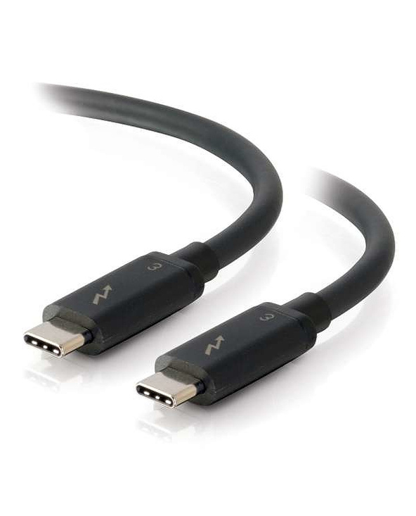 C2G 2 m Thunderbolt 3 20 Gbit/s Noir