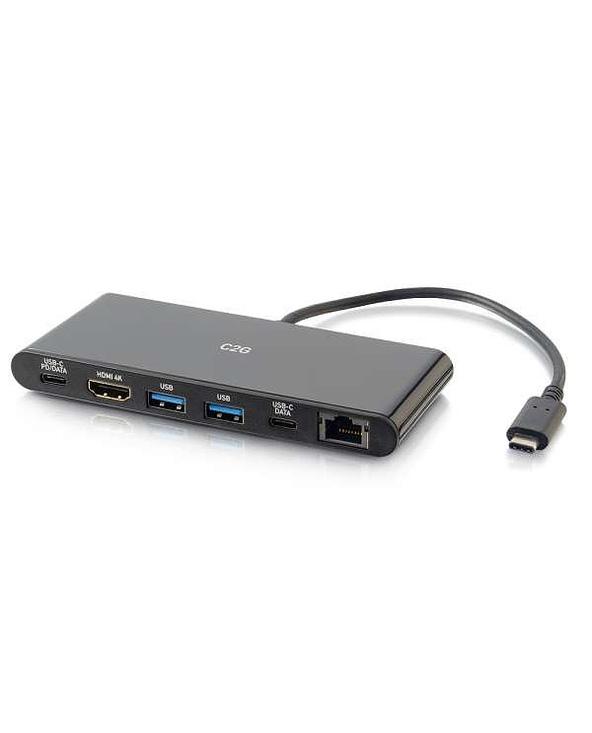 C2G Station d’accueil USB-C avec 4K HDMI, Ethernet, USB et alimentation électrique