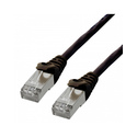 MCL FTP6-0.3M/N câble de réseau Noir 0,3 m Cat6 F/UTP (FTP)