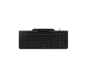 CHERRY SECURE BOARD 1.0 Clavier filaire, lecteur cartes à puce, noir, USB, AZERTY - FR