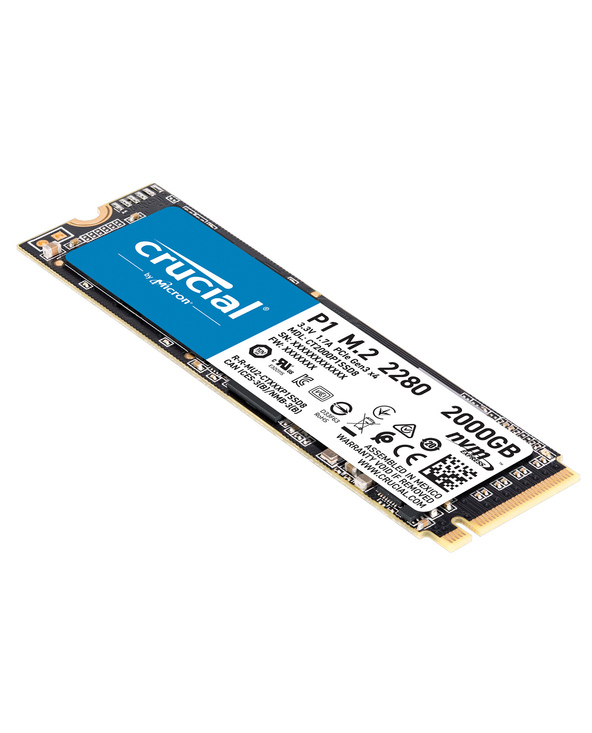 Crucial P1 M.2 2 To PCI Express 3.0 3D NAND NVMe