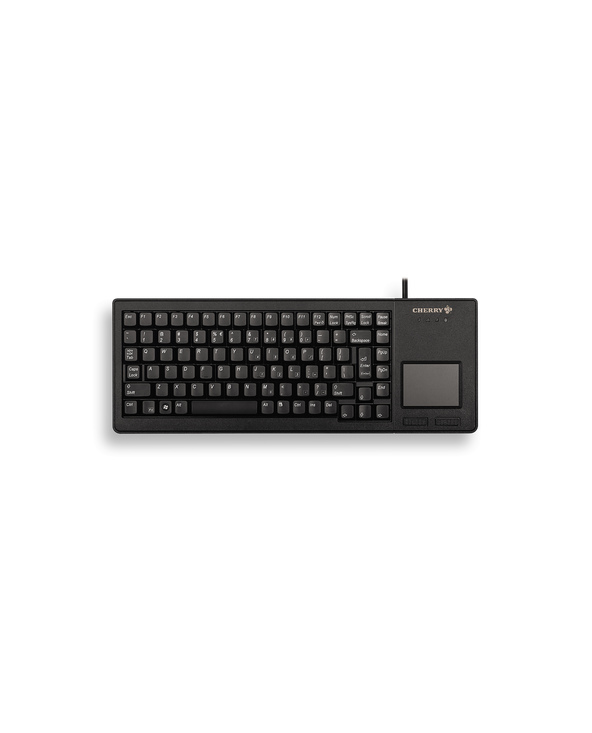 CHERRY XS G84-5500 TOUCHPAD KEYBOARD Clavier filaire miniature, touchpad, USB, noir, AZERTY - FR