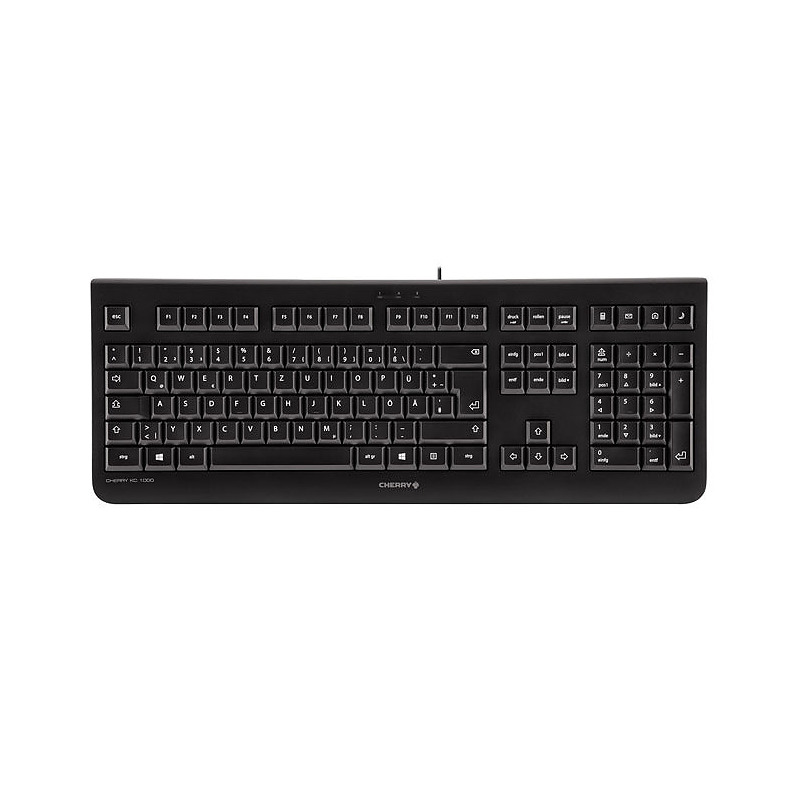 CHERRY KC 1000 clavier USB QWERTZ Italien Noir