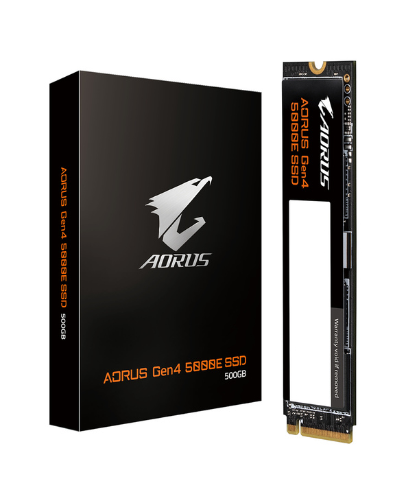 Gigabyte AORUS Gen4 5000E SSD 500GB M.2 500 Go PCI Express 4.0 3D TLC NAND NVMe