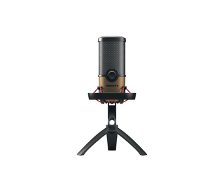 CHERRY UM 9.0 PRO RGB Noir, Cuivre Microphone de table