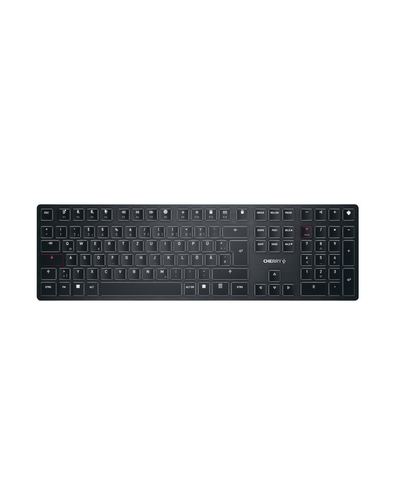 CHERRY KW X ULP clavier USB + RF Wireless + Bluetooth QWERTZ Allemand Noir