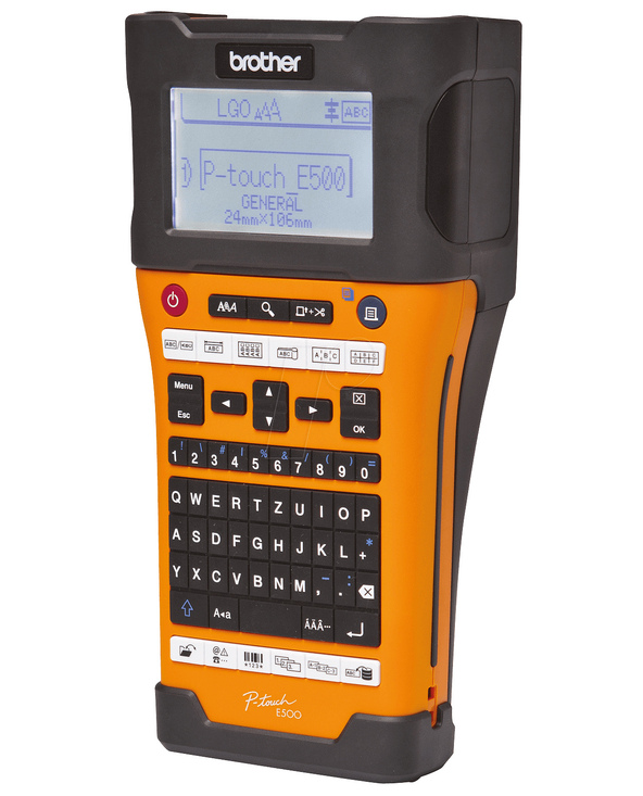 Brother PT-E500VP imprimante pour étiquettes Transfert thermique 180 x 180 DPI 30 mm/sec Avec fil TZe