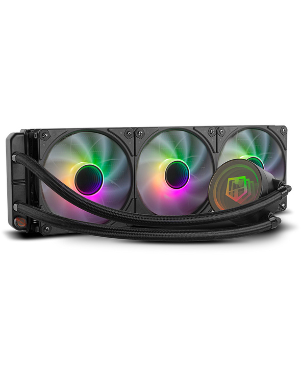 NOX NXHUMMERM360ARGB système de refroidissement d’ordinateur Processeur Refroidisseur de liquide tout-en-un 12 cm Noir 1 pièce(s