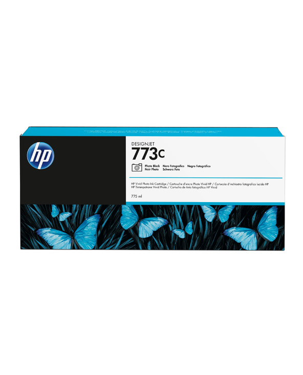 HP Cartouche d'encre DesignJet 773C noir photo de 775 ml