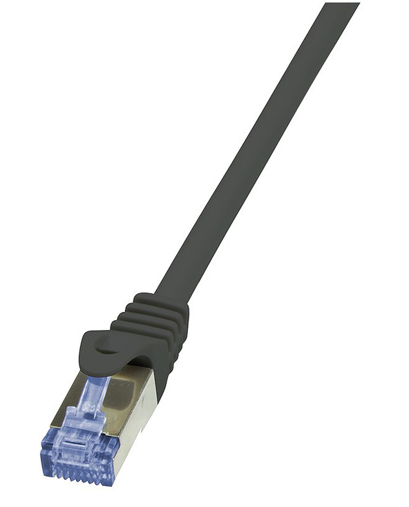 LogiLink Cat6a S/FTP, 7.5m câble de réseau Noir 7,5 m S/FTP (S-STP)