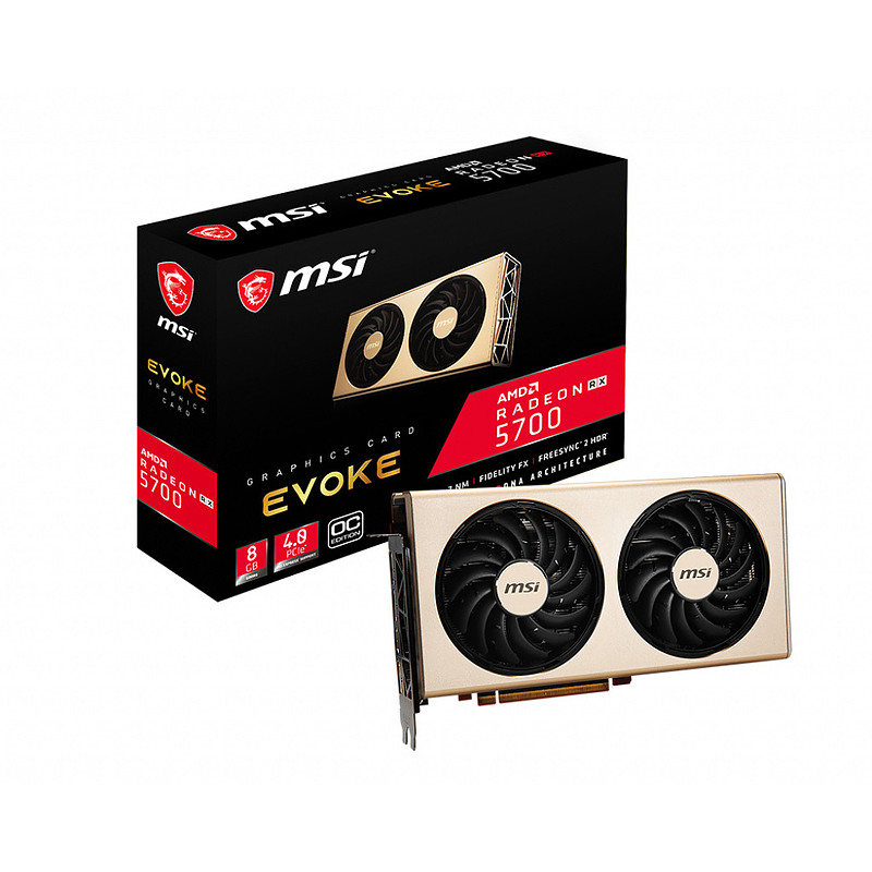 MSI EVOKE V381-024R AMD Radeon RX 5700 8 Go GDDR6