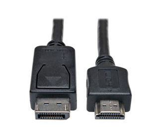 Tripp Lite P582-006 câble vidéo et adaptateur 1,83 m HDMI Type A (Standard) DisplayPort Noir
