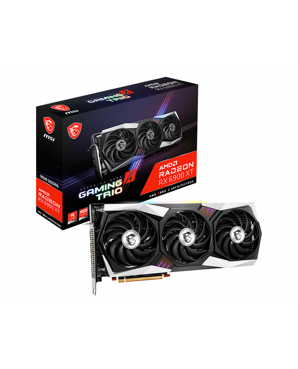 MSI GAMING RX 6900 XT X TRIO 16G carte graphique AMD Radeon RX 6900 XT 16 Go GDDR6