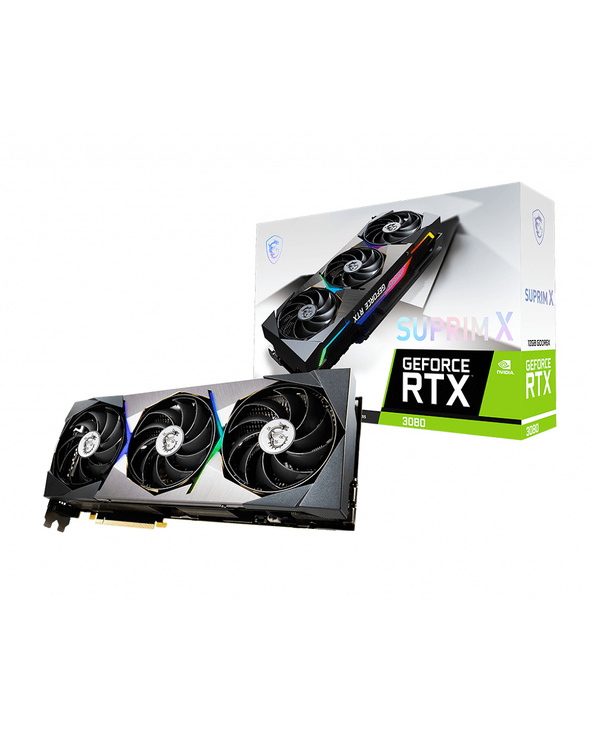 MSI SUPRIM RTX 3080 X 12G LHR carte graphique NVIDIA GeForce RTX 3080 12 Go GDDR6X