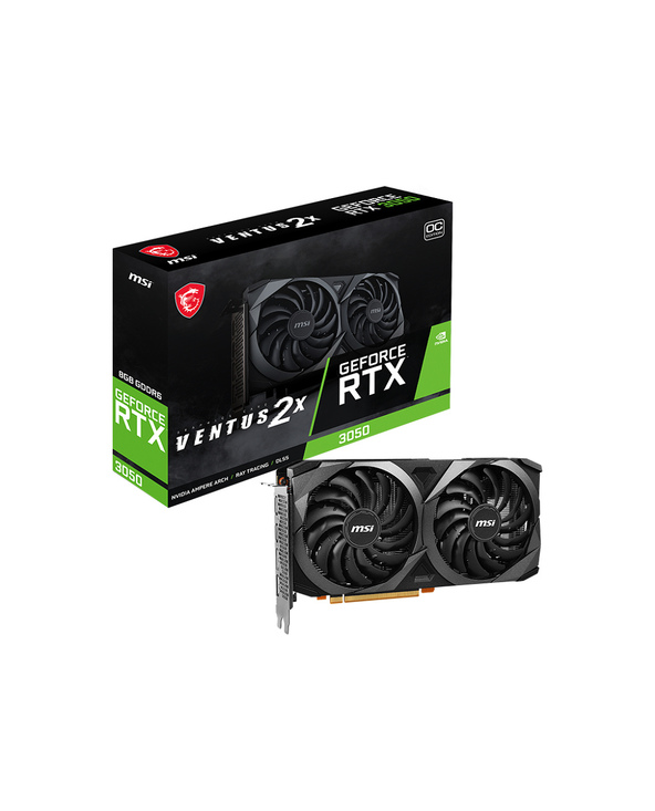 MSI VENTUS GEFORCE RTX 3050 2X 8G OCV1 carte graphique NVIDIA 8 Go GDDR6