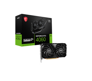 MSI VENTUS GEFORCE RTX 4060 2X BLACK 8G OC carte graphique NVIDIA 8 Go GDDR6