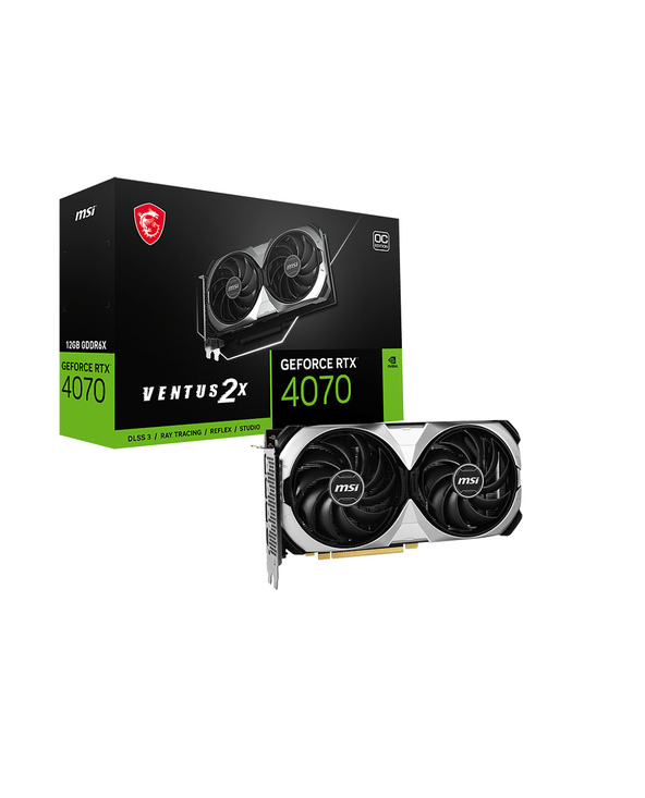 MSI VENTUS GEFORCE RTX 4070 2X 12G OC carte graphique NVIDIA 12 Go GDDR6X
