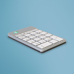 R-Go Tools Numpad Break clavier numérique Ordinateur portable Bluetooth Blanc