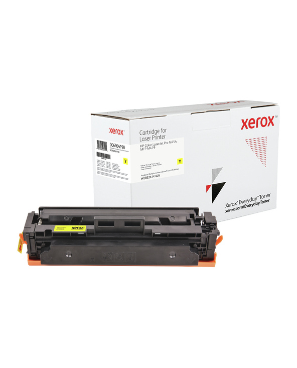 Everyday Toner (TM) Jaune de Xerox compatible avec 415X (W2032X), Grande capacité