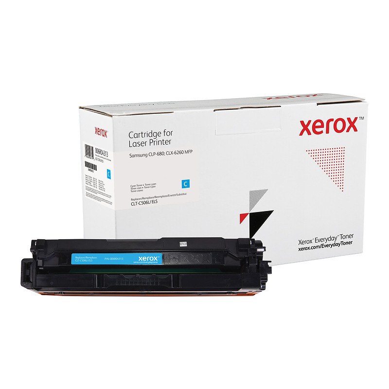 Everyday Toner (TM) Cyan de Xerox compatible avec CLT-C506L, Grande capacité