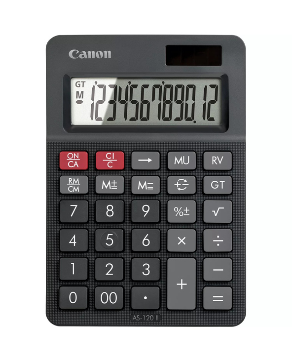 Canon AS-120 II calculatrice Bureau Calculatrice à écran Noir