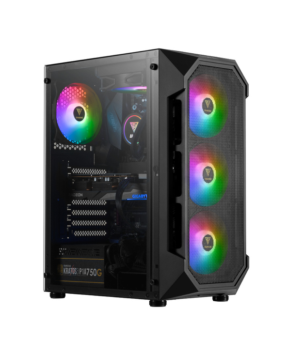 GAMDIAS AURA GC1 unité centrale Midi Tower Noir
