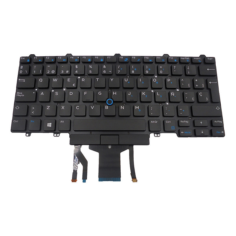 Origin Storage KB-FJD8V clavier Espagnole Noir
