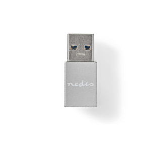 Nedis CCGB60925GY changeur de genre de câble USB A USB C Gris