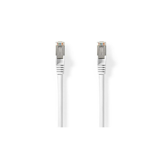 Nedis CCGL85520WT50 câble de réseau Blanc 5 m Cat8.1 S/FTP (S-STP)