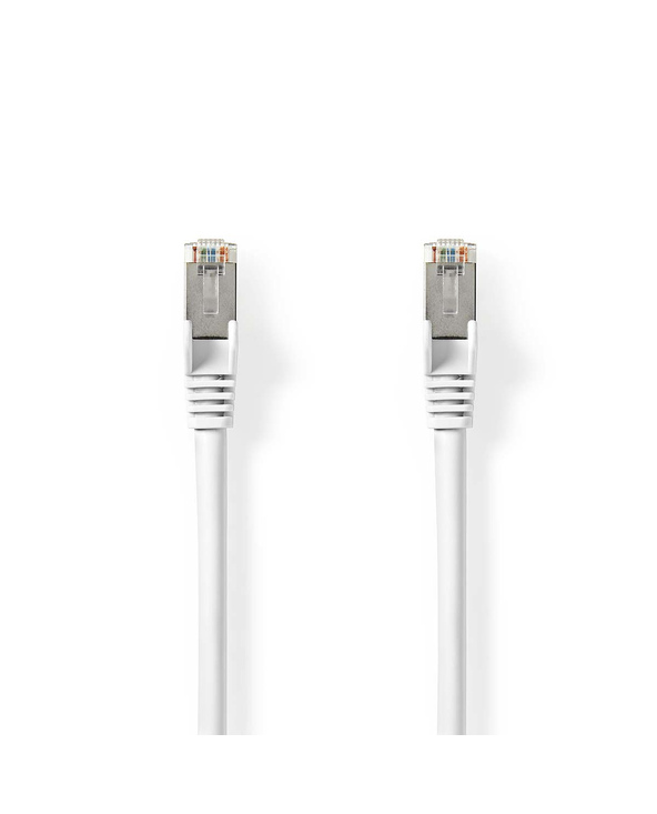 Nedis CCGL85520WT50 câble de réseau Blanc 5 m Cat8.1 S/FTP (S-STP)