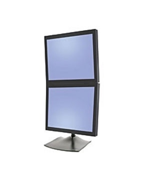 Ergotron DS Series DS100 Dual Monitor Desk Stand, Vertical 61 cm (24") Noir Bureau
