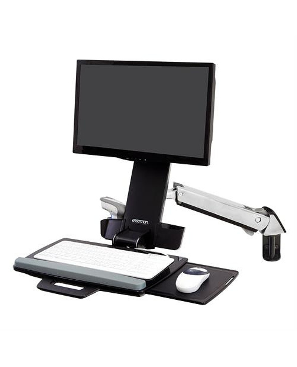 Ergotron Styleview Sit-Stand Combo Arm 61 cm (24") Aluminium Mur