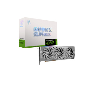 MSI GAMING GeForce RTX 4060 Ti X SLIM WHITE 16G NVIDIA 16 Go GDDR6