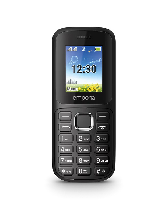 Emporia FN313_001 téléphone portable 4,5 cm (1.77") 64 g Noir Téléphone pour seniors