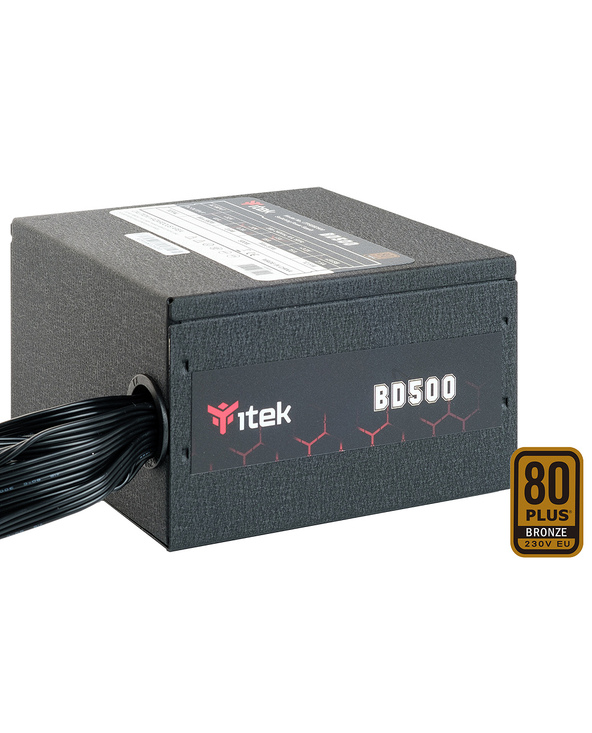 itek BD500 unité d'alimentation d'énergie 500 W 24-pin ATX ATX Noir