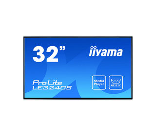 iiyama ProLite LE3240S-B1 Panneau plat de signalisation numérique 80 cm (31.5") LED 350 cd/m² Full HD Noir 12/7