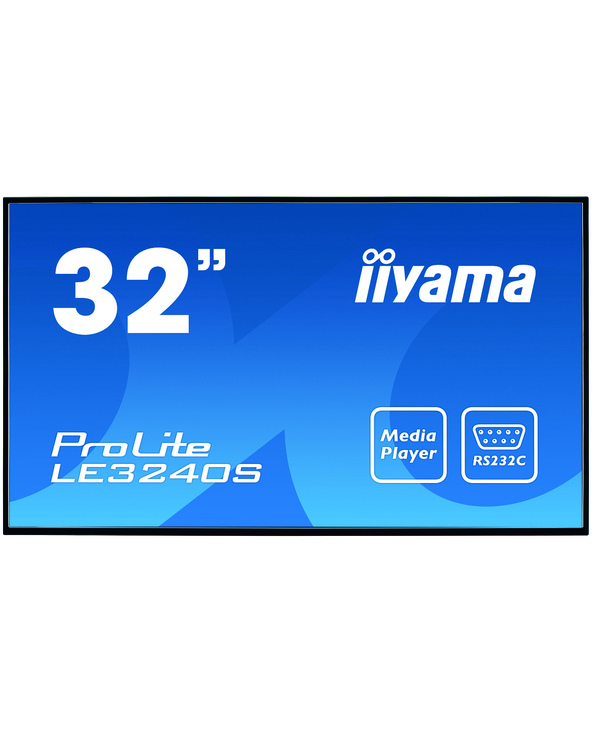 iiyama ProLite LE3240S-B1 Panneau plat de signalisation numérique 80 cm (31.5") LED 350 cd/m² Full HD Noir 12/7