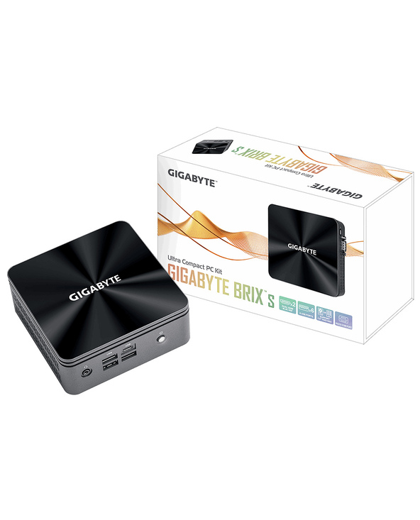 Gigabyte GB-BRI3H-10110 barebone PC/ poste de travail Noir BGA 1528 i3-10110U 2,1 GHz