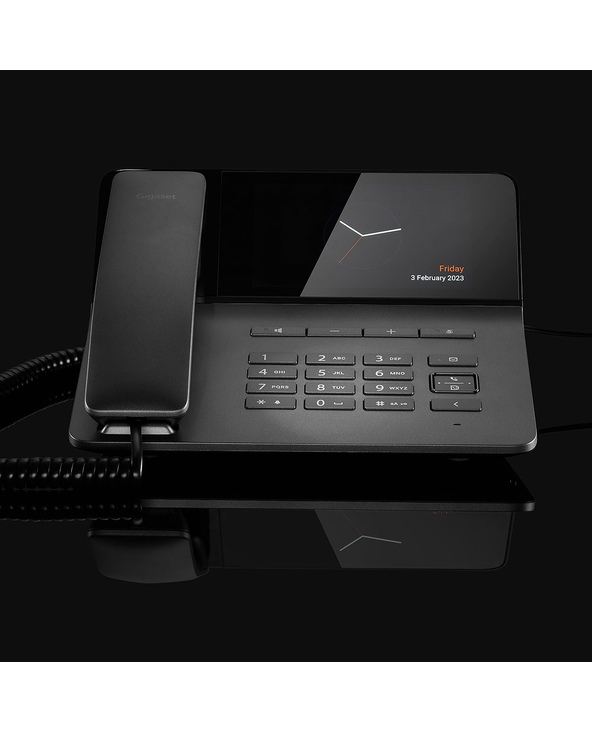 Gigaset Pro Fusion FX800W Téléphone DECT Identification de l'appelant Titane