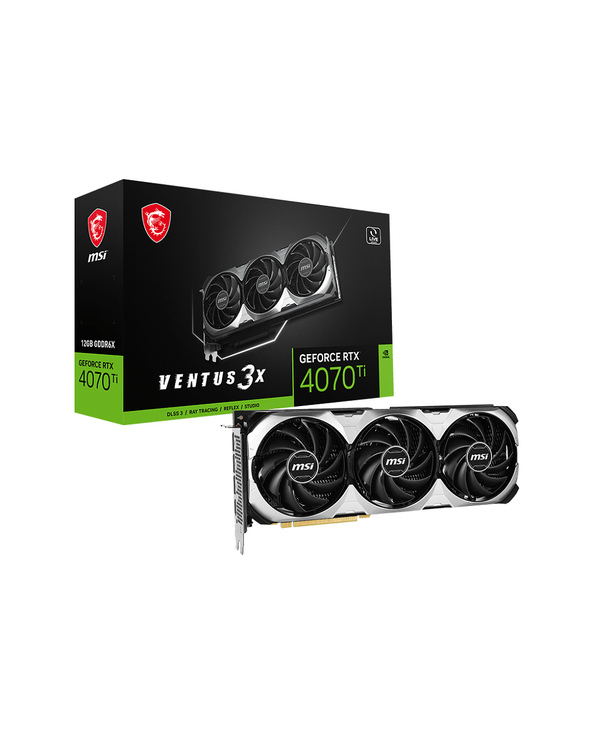 MSI VENTUS GEFORCE RTX 4070 TI 3X E 12G carte graphique NVIDIA 12 Go GDDR6X