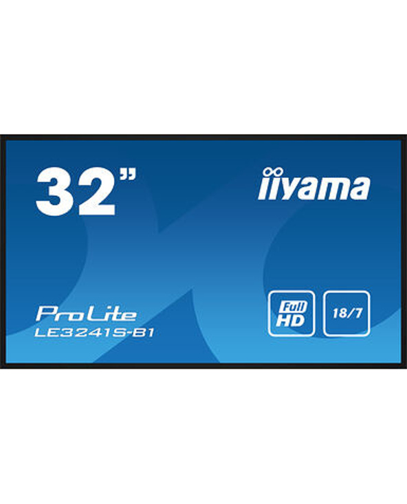 iiyama LE3241S-B1 affichage de messages Panneau plat de signalisation numérique 80 cm (31.5") 350 cd/m² Full HD Noir 18/7