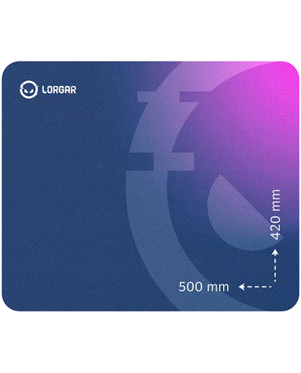 Lorgar Main 135 Tapis de souris de jeu Bleu, Violet