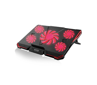 Inca INC-611GMS système de refroidissement pour ordinateurs portables 43,2 cm (17") Noir, Rouge