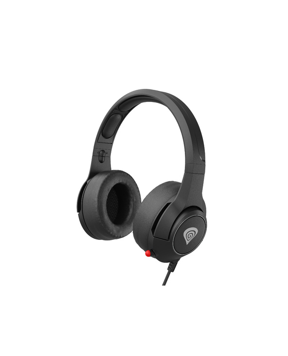 GENESIS Argon 600 Casque Avec fil Arceau Jouer Noir, Rouge