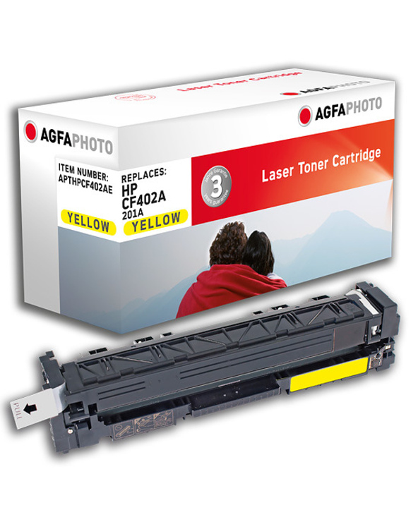 AgfaPhoto APTHPCF402AE Cartouche de toner 1 pièce(s) Compatible Jaune